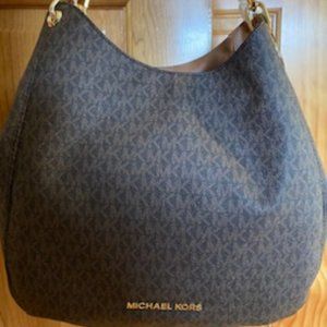 Michael KORS Large Shoulder LOGO Handbag